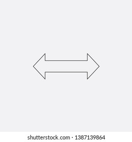 arrows icon sign signifier vector