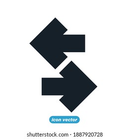 Color de la plantilla de icono Flechas editable. Ilustración vectorial de símbolos de flechas para diseño gráfico y web.
