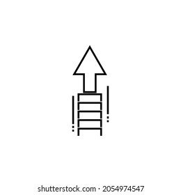Icono de flechas arriba en Configuración de transición