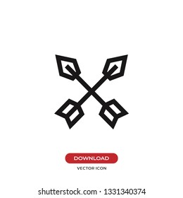 Arrows icon vector