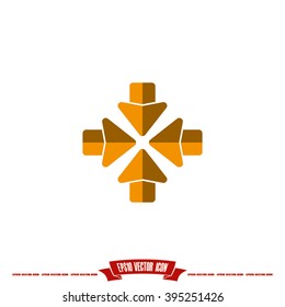 Arrows Icon Vector