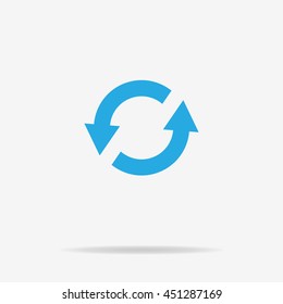 Arrows icon. Vector concept illustration for design.