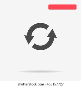 Arrows icon. Vector concept illustration for design.