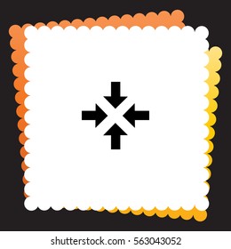 Arrows  icon. Vector design.