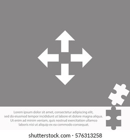 Arrows  icon Vector design.
