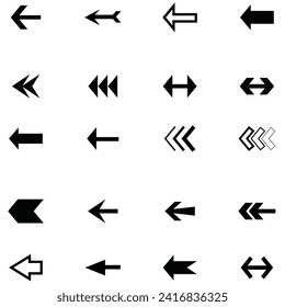 Arrows icon vector design. arrow isolated illustration. arrows digital circle line. black button web sign. flat set pictogram interface.