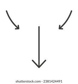 Arrows icon Vector Design Illustration. EPS 10 Editable file