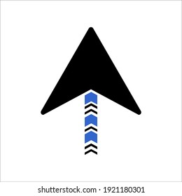 arrows icon vector graphic design