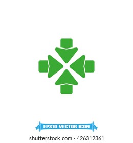 Arrows icon vector illustration