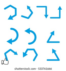 arrows icon, vector illustration EPS 10