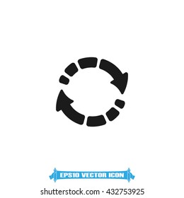 arrows icon vector illustration eps10