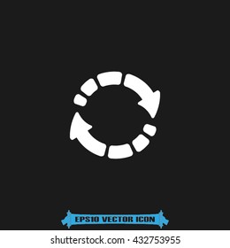 arrows icon vector illustration eps10