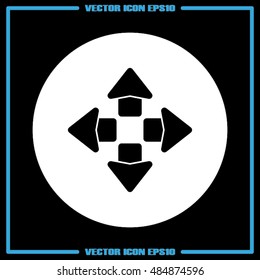 arrows icon vector illustration eps10.