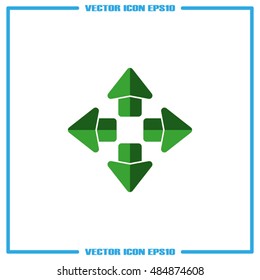 arrows icon vector illustration eps10.