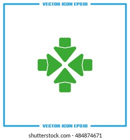arrows icon vector illustration eps10.