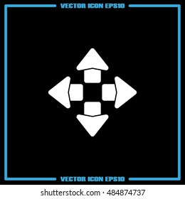 arrows icon vector illustration eps10.