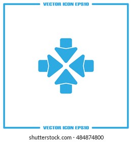 arrows icon vector illustration eps10.
