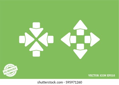 Arrows icon vector illustration eps10