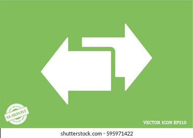 arrows icon vector illustration eps10.