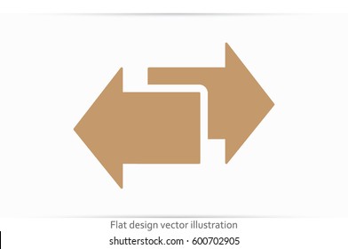 arrows icon vector illustration eps10.