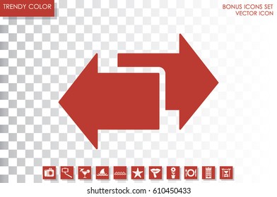 arrows icon vector illustration eps10.