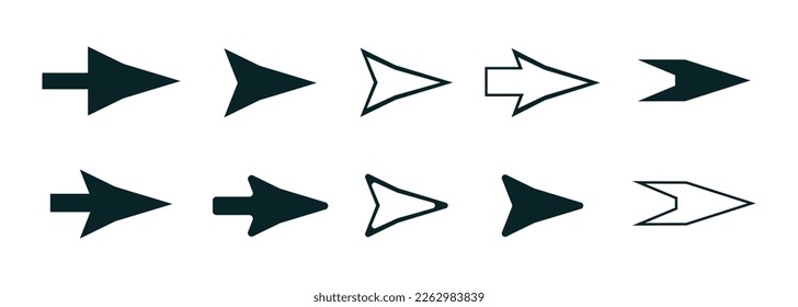 Arrows icon. Vector illustration on a white background.