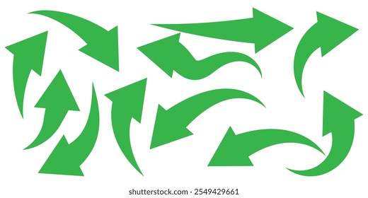 Arrows icon. Vector illustration on a white background.