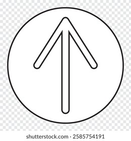  Up Arrows icon. Vector illustration. Variety Design arrow.