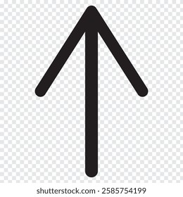  Up Arrows icon. Vector illustration. Variety Design arrow.