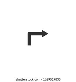 Arrows Icon vector sign isolated for graphic and web design. Arrow symbol template color editable on white background.