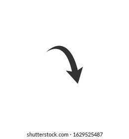 Arrows Icon vector sign isolated for graphic and web design. Arrow symbol template color editable on white background.