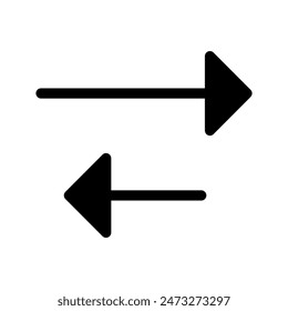 Arrows Icon Vector Symbol Design Illustration