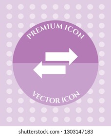 Arrows Icon for Web. Application, Software & Graphic Design.