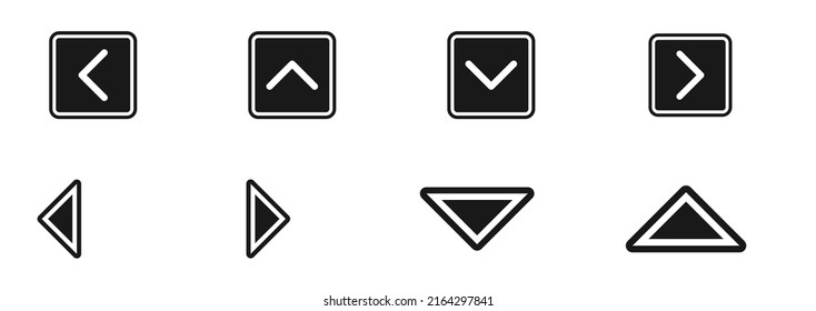 arrows icon . web icon set . icons collection flat. Simple vector illustration.