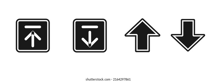 arrows icon . web icon set . icons collection flat. Simple vector illustration.