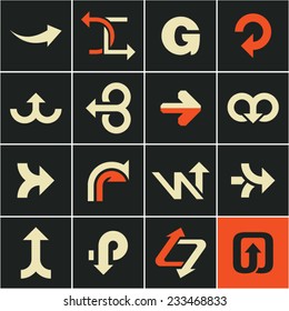 arrows icons