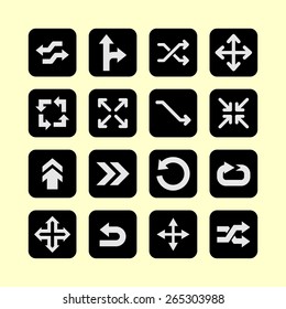 arrows icons 