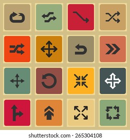 arrows icons