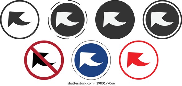 Iconos de flechas. Icono de flecha. Colección vectorial de flecha. Flecha. Cursor. Modernas flechas simples. Ilustración vectorial.