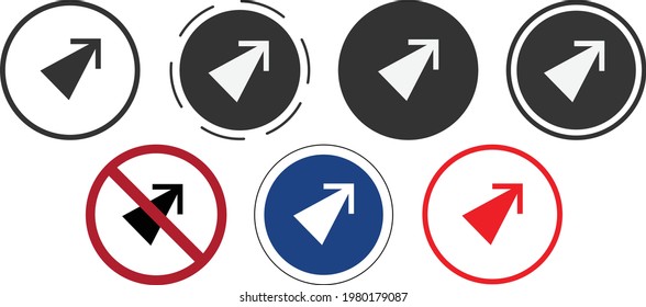 Arrows icons. Arrow icon. Arrow vector collection. Arrow. Cursor. Modern simple arrows. Vector illustration.