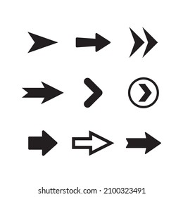 Arrows icons, big set. Arrows vector collection.