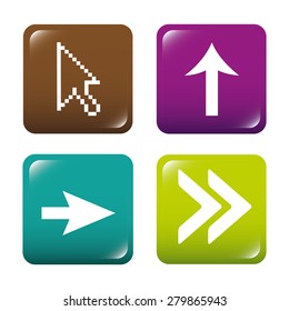 arrows icons design, vector illustration eps10 graphic 