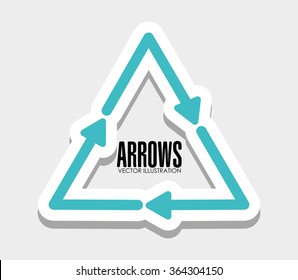 Arrows icons graphic 