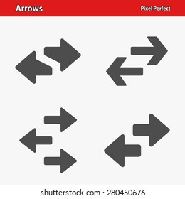 Arrows Icons. Professional, pixel perfect icons optimized for both large and small resolutions. EPS 8 format.