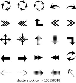 Arrows icons set