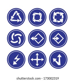 Arrows icons set.