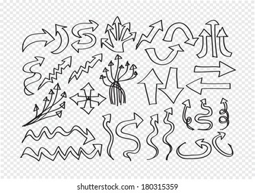 arrows icons set 