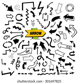 Arrows icons. Arrows icons set.