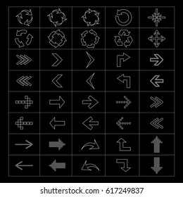 Arrows icons set