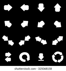 Arrows icons set illustration